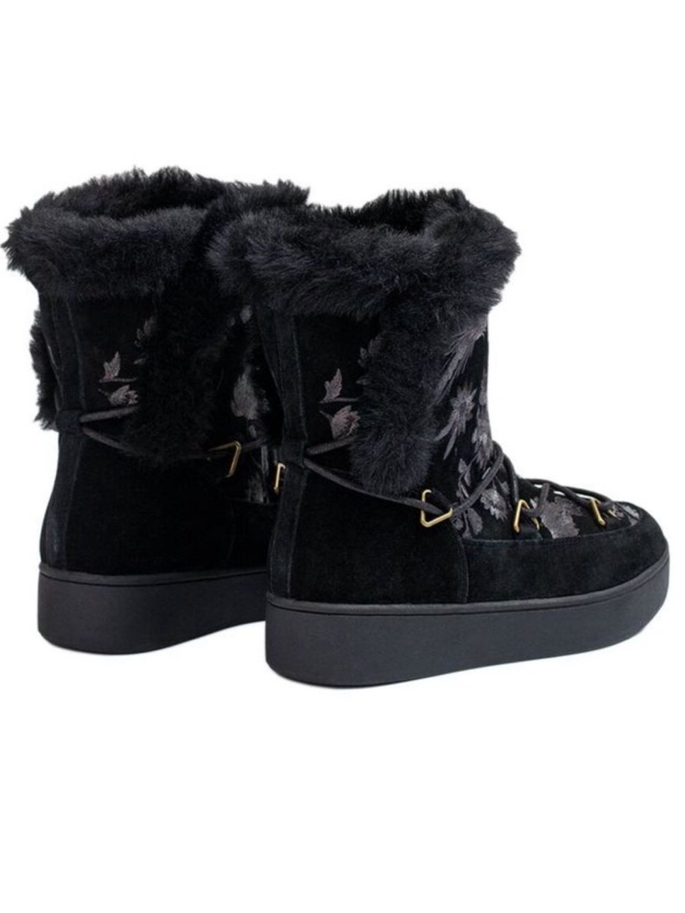 NWOT Johnny Was Freja Moon Boot In Black - Picture 2 of 13